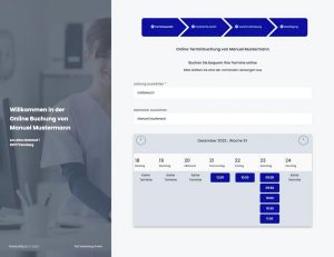 Onlineterminbuchung in Patientify