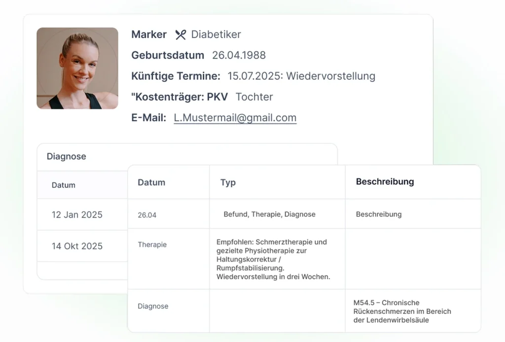 Patientenakte in ETERNO Cloud mit Kostenträger PKV