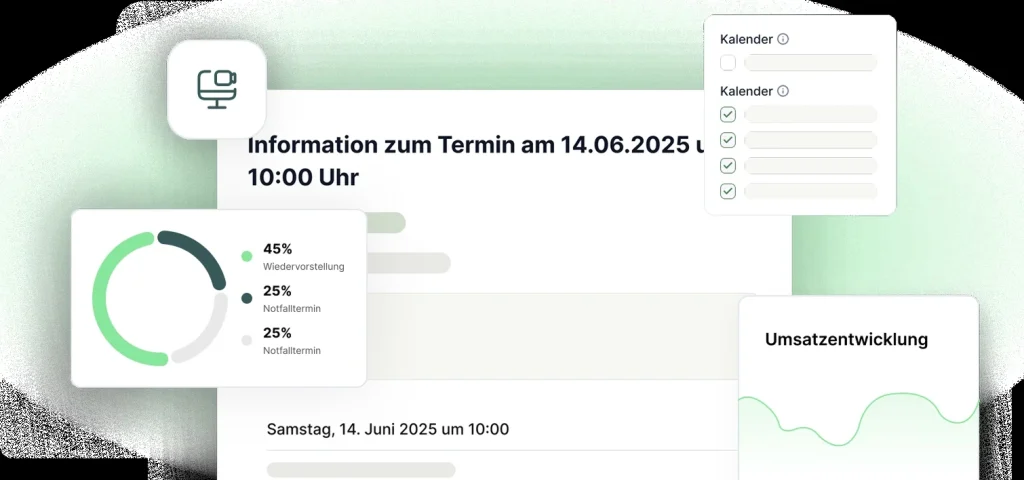 Terminübersicht in ETERNO Cloud